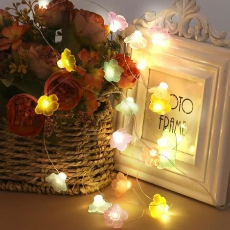 Luci decorative a catena - MARCA - 2 m - Fiori di ciliegio - Multicolore - Per uso interno ed esterno (1/5)