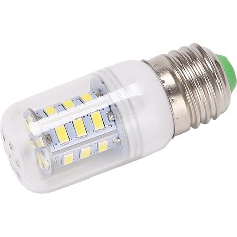 Ampoule LED E27, 24 LED 5730, 5W, lumière blanche, culot bougie. (1/5)