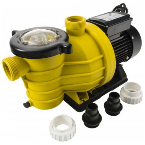 Mareva – Pompe centrifuge auto-amorçante pour piscine – Débit 10 m3/h – Puissance 0,33 CV – Corps polypropylène renforcé – Moteur IP65