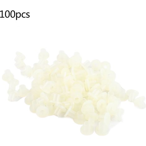 Joint d'isolation TW-10, 100 pièces pour transistors, plastique résistant, blanc, isolant thermique et électrique (1/5)