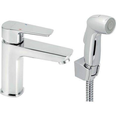 Novaservis Metalia 58 - Grifo de lavabo con ducha de bidé, cromo 58015,0