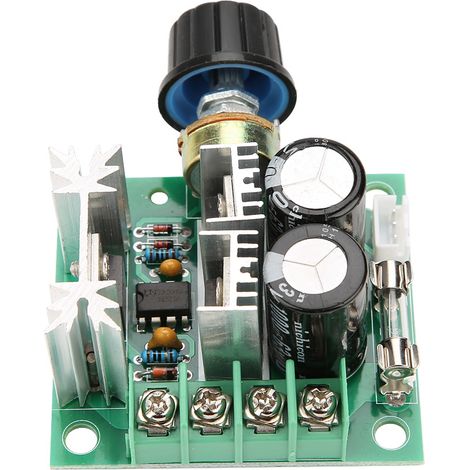 12V-40V 10A PWM-Gleichstrommotor-Drehzahlreglermodul mit stufenloser Drehzahlregelung (1/5)