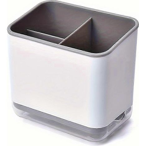 1 porte-baguettes double couche détachable et organiseur de couverts - Étagère de rangement de cuisine et égouttoir à vaisselle (1/4)
