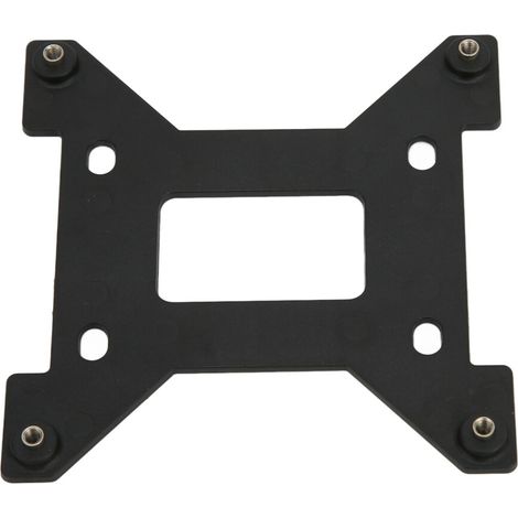 Diese Basishalterung für Kühlkörper für Intel-Prozessoren verfügt über Wärmeleitpads, eine leichte PE-Rückplatte und ist mit den Plattformen LGA 1150/1151/1155/1156 kompatibel und bietet eine stabile 
