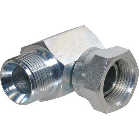 Racor acodado macho/hembra giratorio BSP 3/8 BURNETT & HILLMAN MF9006K (1/2)