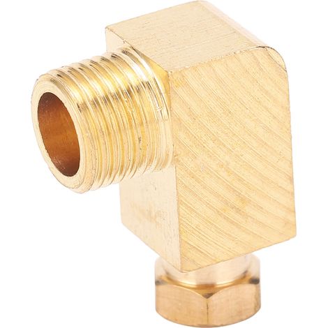 Ölrohrverbinder-Winkelstück aus Messing, rechteckiger Blockverbinder-Adapter für Rohrverbindungen PL410 (1/5)