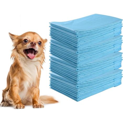 COSTWAY Almohadilla de Entrenamiento para Perros Almohadilla de Pañal Desechable Almohadilla de Higiene para Carros Gatos (60x40cm, 300 Piezas) (1/5)