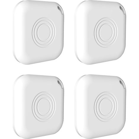 Tracker (nur iOS), Standort- und Objekterkennung, Haustier-, Taschen- und Kinderortung, 2er-Pack, Batteriebetrieben, Schwarz (1/4)