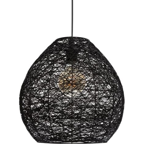 Lampada a sospensione Mona nera D34cm - Atmosphera créateur d'intérieur (1/5)