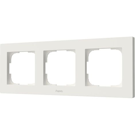 Cadre pour interrupteurs H2 EU (3-Blocs) - Aqara - Blanc