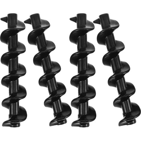 Lot de 4 arbres spirales de rechange en plastique pour fontaine à chocolat, usage domestique, pièce de réparation pour machine à chocolat (1/5)