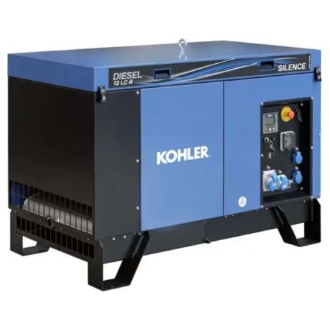 Sdmo – Groupe électrogène diesel silencieux 12 kW – Démarrage électrique – Monophasé 230V – Puissance acoustique 66 dB à 7m