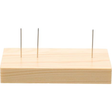 Support D'affichage pour Poupées en Bois Socle Métallique, Base Stable pour Jouets de Couture Diy, pour Présentation sur Bureau et Loisirs de Feutrage à L'aiguille (1/5)
