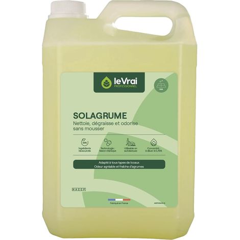 LE VRAI PROFESSIONNEL Nettoyant Sol Solagrume - Non Moussant 5L