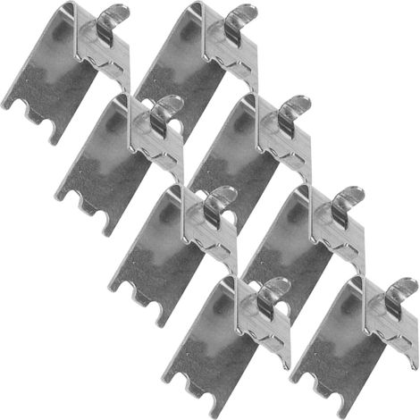 Stück Edelstahl Gefrierfachregalclips Kühlschrank Haltehaken (1/5)
