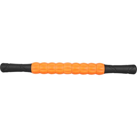 Bâton de massage musculaire fitness sport tige fascia haute résistance rouleau de relaxation orange (1/5)