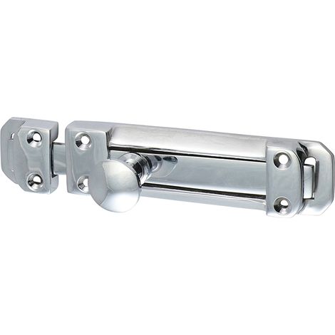 TIMCO Contract Flat Section Bolt Polished Chrome - 135 x 30mm