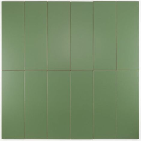Carrelage effet pierre 10x30 cm – Émaillé couleur olive – Finition mate et lisse – Pour murs intérieurs – Haute résistance et durabilité – Mainzu Ceramica (1/5)