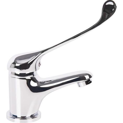Grifo de lavabo monomando con maneta higiénica 40 mm (1/5)