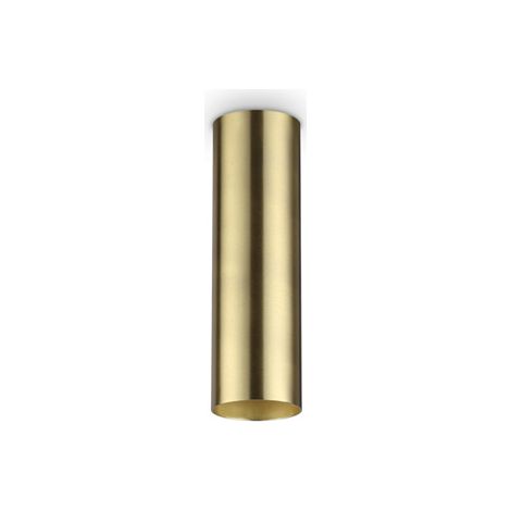 Plafoniera Moderna Look Metallo Ottone 1 Luce 7W 3000K Luce Calda H20Cm (1/2)
