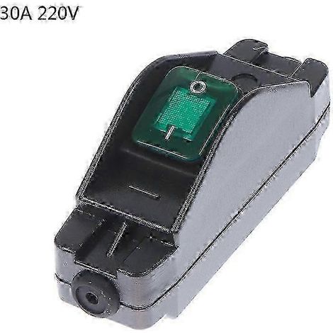 Cordon d'alimentation étanche avec fil rond et interrupteur anti-poussière à double coupure - JR-617green30A 24V (1/4)