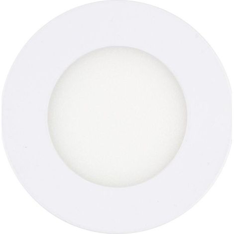 Rundes, extraflaches 3-W-LED-Panel, Ausschnitt Ø 70 mm, 4000 K Neutralweiß (1/5)