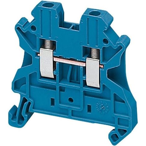 Morsetto passante a vite 2,5mm² blu 24A - NSYTRV22BL