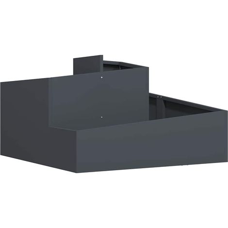 Maison Exclusive - Vaso da giardino Antracite 80 x 80 x 50 cm