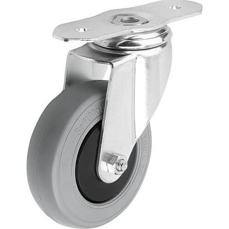 KIPP Lenkrolle Form B 100 x 32 mm Gummi Stahl (1/3)