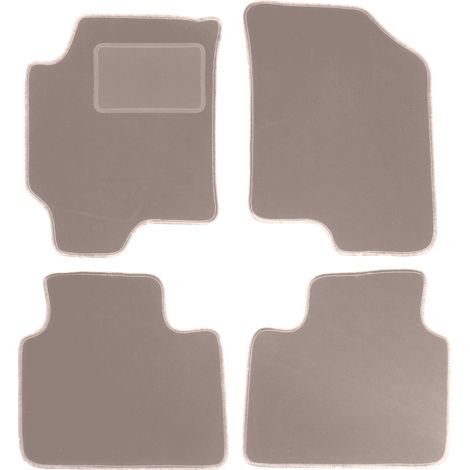 Beige Veloursmatten für: Hyundai Elantra III Limousine (2000-2006) (1/5)