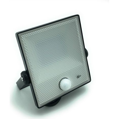 Kai 56018 Proiettore Slim LED Con Sensore PIR 20 W Nero 4000K Naturale (1/4)