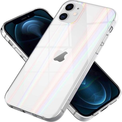 COQUE POUR APPLE IPHONE 12 MINI 5,4" AVEC DOS HOLOGRAMME TRANSPARENT A2176 (1/5)