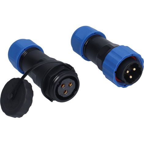 Connecteur étanche IP68 pour prise et fiche aviation, bornes mâles et femelles, 380 V, broches SP203 (1/5)