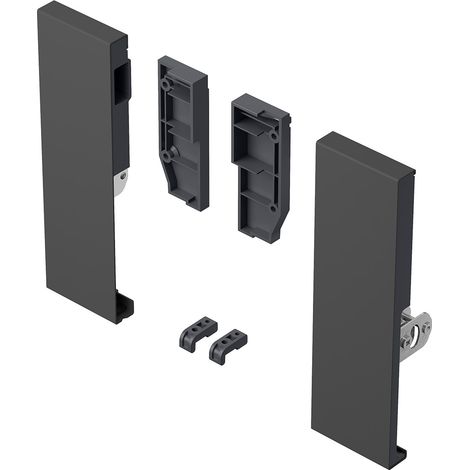 HETTICH Arcitech Fassadenverbinder Anthrazit - 186 mm - 9140123
