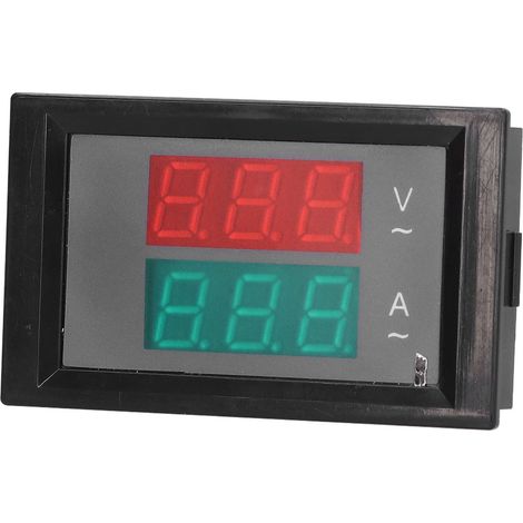Digitales Wechselstrom-Voltmeter AT-5035-A/V 50–500 V/1–80 A, digitale Spannungs- und Stromanzeige, elektrisches Messgerät für Schaltschränke, Bedienfelder und industrielle Anwendungen (1/5)