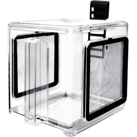 Boîte d'élevage de Poissons de mer, boîte d'isolation de Poissons en Acrylique Transparent, réservoir d'élevage d'aquarium Amovible (1/5)