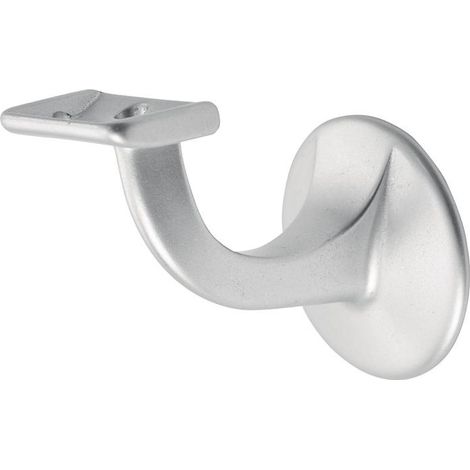 Support de rampe 3503 alu.silberf.elox.D. plaque murale 56mm plat. (1/4)