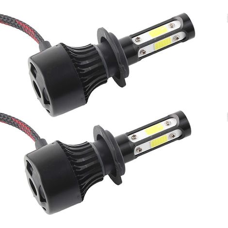 Ampoule de phare LED X7-COB 6500K H7 pour véhicule, feux de route, boîtier en aluminium et ABS (1/5)