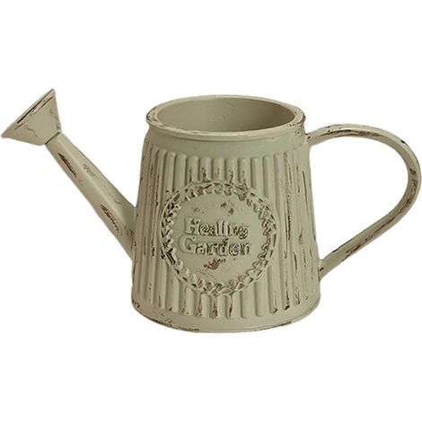 Mini arrosoir en métal, pot d'arrosage miniature, outil de jardinage pour maison de poupée, jouet d'arrosage simulé-F (1/5)