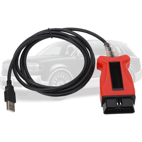 Câble JLR SDD J2534 — Outil de reprogrammation et scanner de diagnostic OBD2 pour JLR SDD J2534 V165 (Jaguar et Land Rover de 2005 à 2017), Volvo VIDA 2014D et Toyota TIS — Dispositif de programmation (1/5)