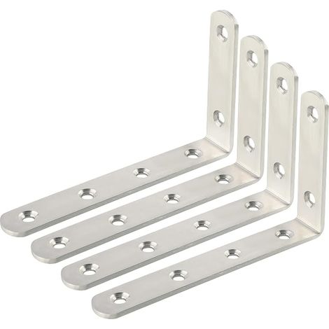 Sayayo Wall Shelf Brackets 125 x 75 mm Brushed (1/4)