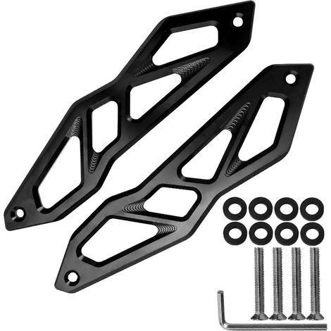 Support de pare-brise pour moto XMAX300 2023-2024 en acier inoxydable, bandes décoratives modifiées, fixation facile (1/5)