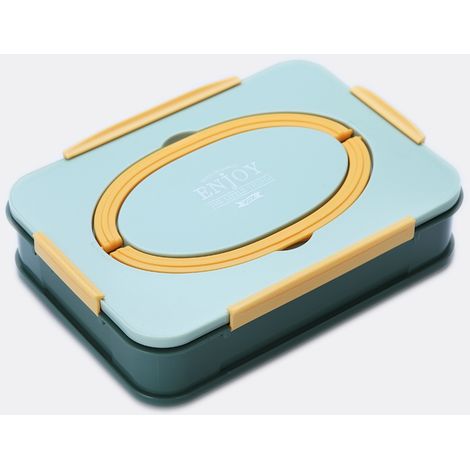 Boîte à lunch en acier inoxydable de haute qualité, étanche, avec baguettes et cuillère. (1/5)