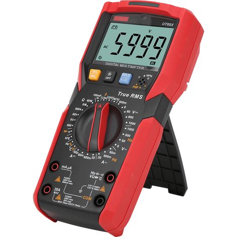 UT89X Digitalmultimeter zur Messung von Wechsel- und Gleichspannung, Strom, Widerstand, Kapazität und NCV (Kern-/Wechselspannung). (1/5)
