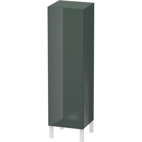 DU Halbhochschrank L-Cube 363x400x1320mm 1 Tür, TA re., dolomiti grey hochglanz (1/5)