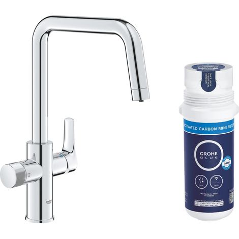 Grohe Blue Pure - Set miscelatore da lavello Start con dispositivo di filtraggio, cromo 30596000 (1/5)