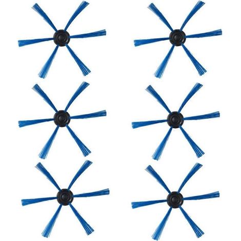 Brosse latérale pour FC8603 FC8700 FC8705 FC8710 FC8715 FC8772 FC8774 FC8776 FC8810 FC8820 FC8830 FC8832, lot de 6 (1/5)