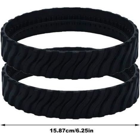 Zodiac MX6 MX8 Rennreifen-Ersatzset - Hochwertiger Gummi - 2 Stück (1/5)