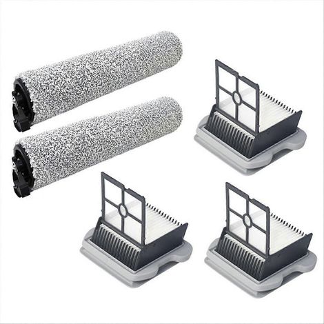 Convient pour l'autolaveuse de sols intelligente Roborock U10 : kit d'accessoires pour brosse principale, filtre et brosse à rouleau (1/5)