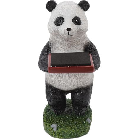 Porte-montre en résine artisanale, figurine panda décorative pour exposition à domicile (1/5)